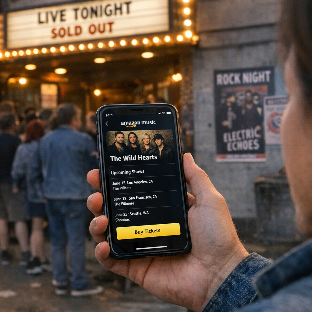 Amazon Music接入Bandsintown演出信息：补上的是标配，盯上的是票务入口