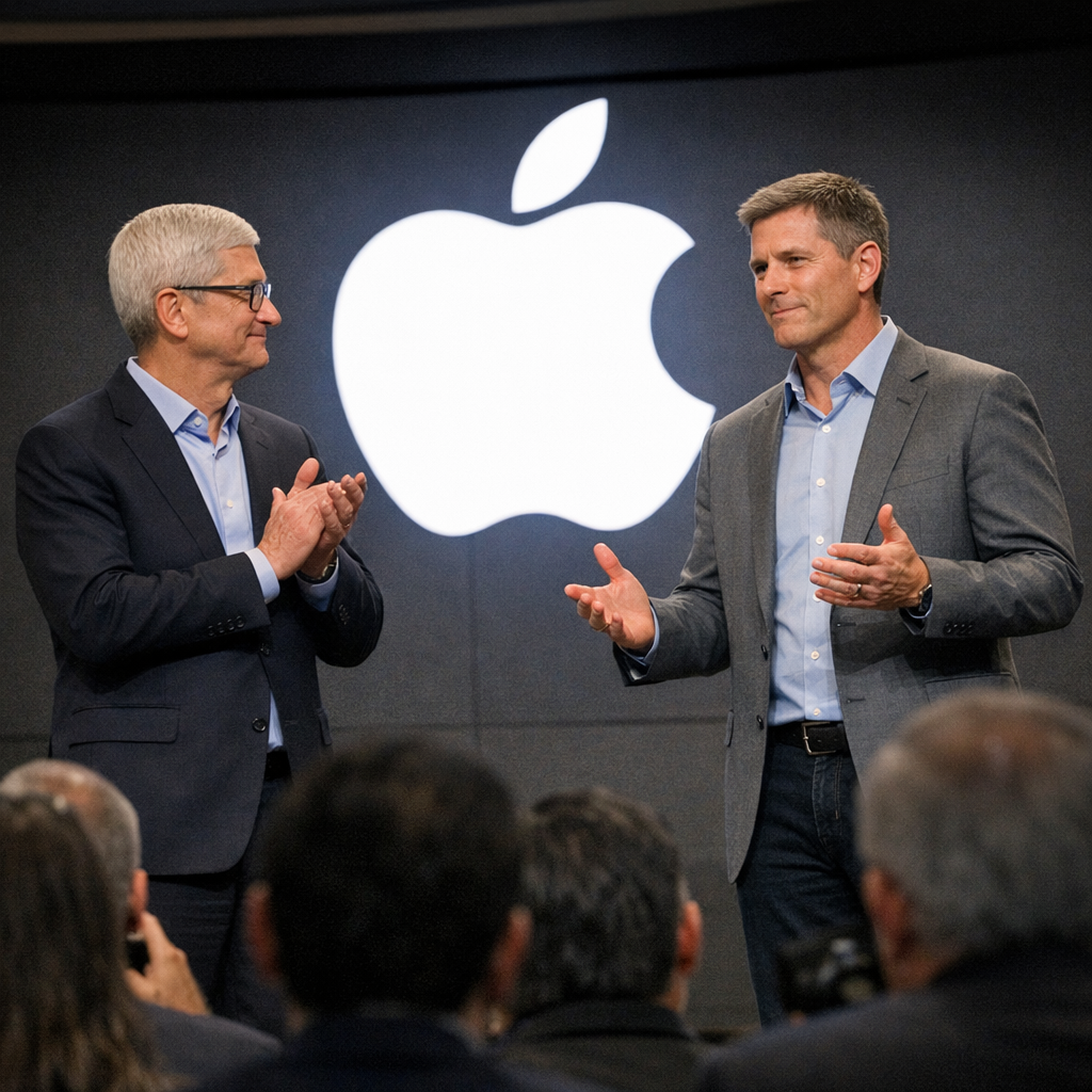 库克9月1日卸任苹果CEO，特纳斯接棒：稳住治理容易，补上AI与产品想象力更难