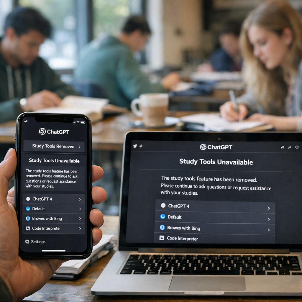 ChatGPT“学习模式”悄然消失：当AI教育功能只是一个提示词，产品承诺还算数吗？