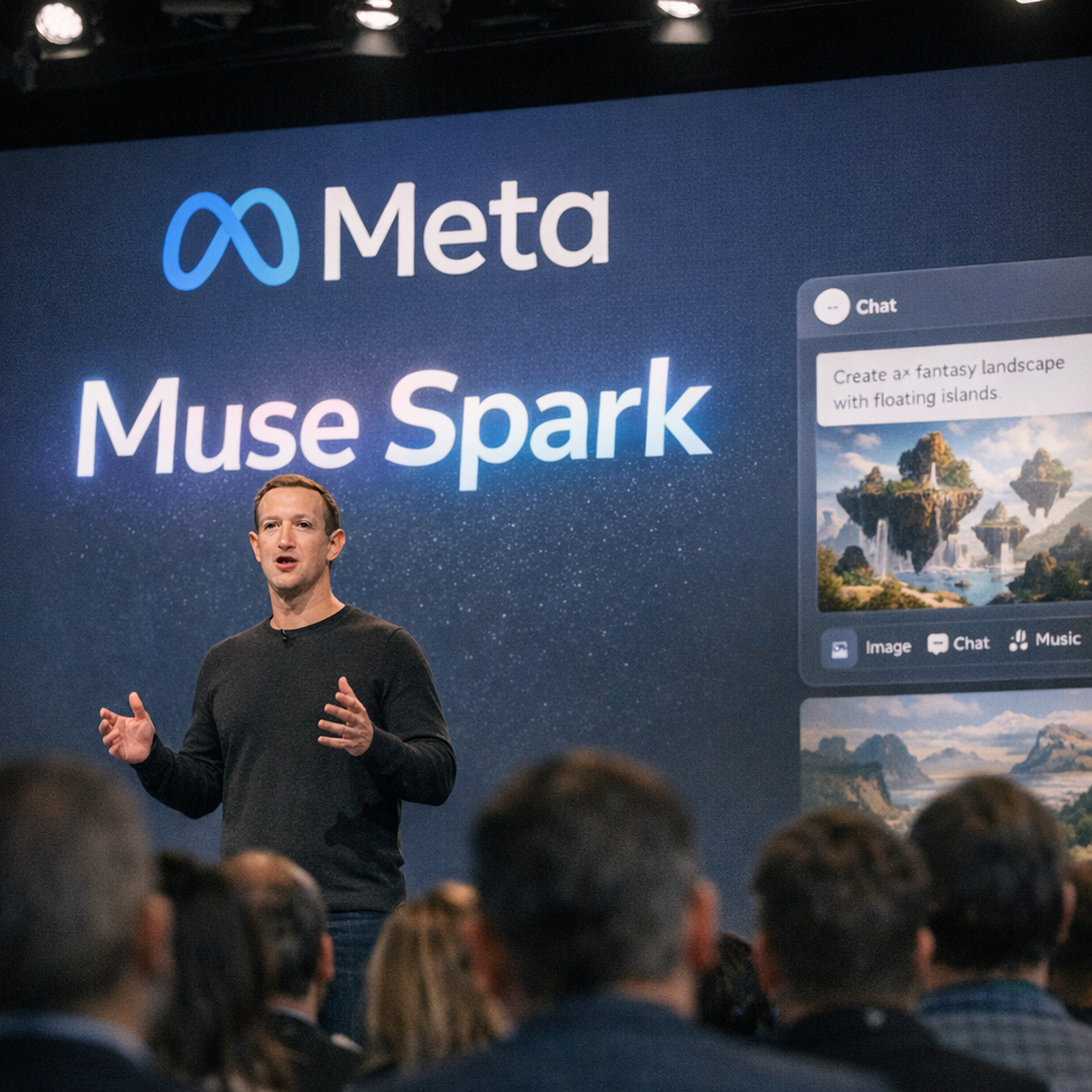 Meta端出“缪斯火花”：扎克伯格终于不只想追赶AI了