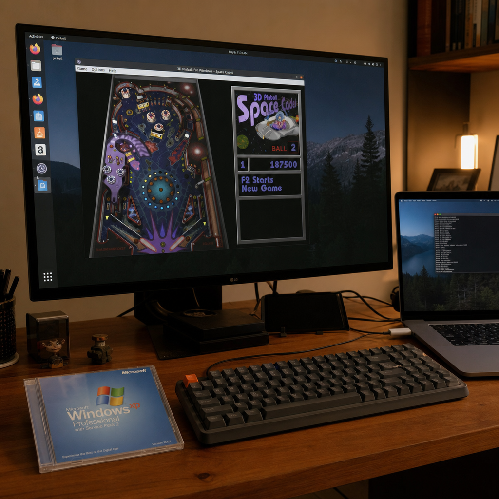 在 Linux 上重玩 XP 弹球：一条怀旧教程背后的版权难题