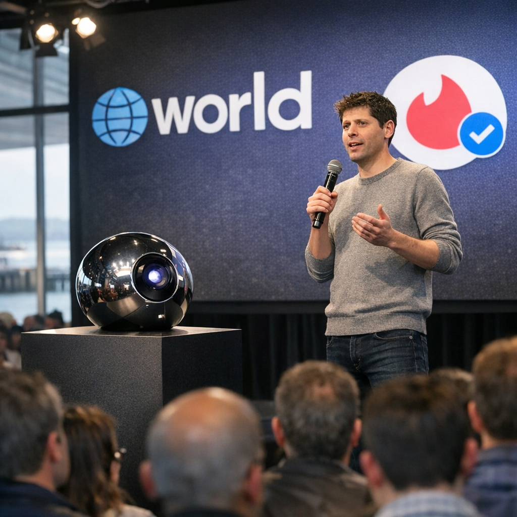 从 Tinder 到演唱会门票，奥特曼想把“你是人类”做成下一代互联网入口