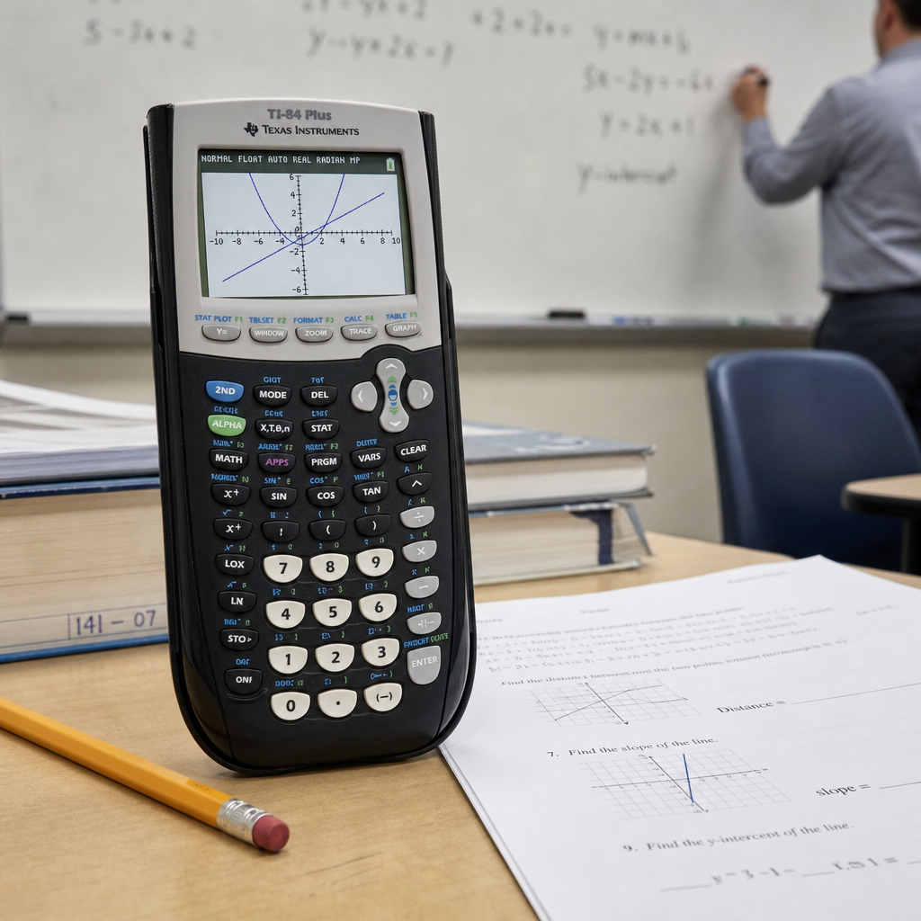 TI-84 Evo：德州仪器把计算器做成了考场门票