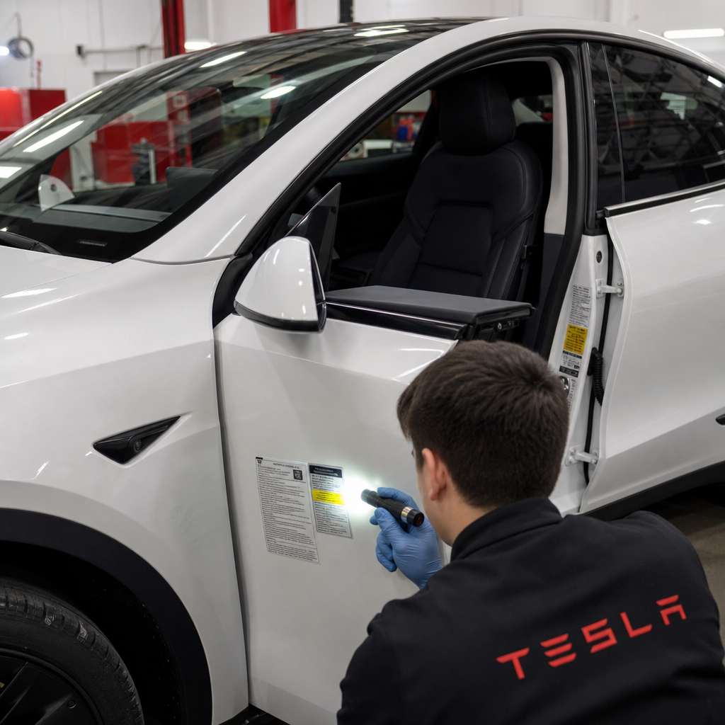 特斯拉召回 14575 辆 Model Y:这次 OTA 救不了一张贴纸