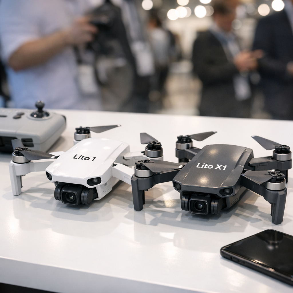 DJI 发布 Lito 1 和 X1：入门无人机不只拼低价，开始拼少出事