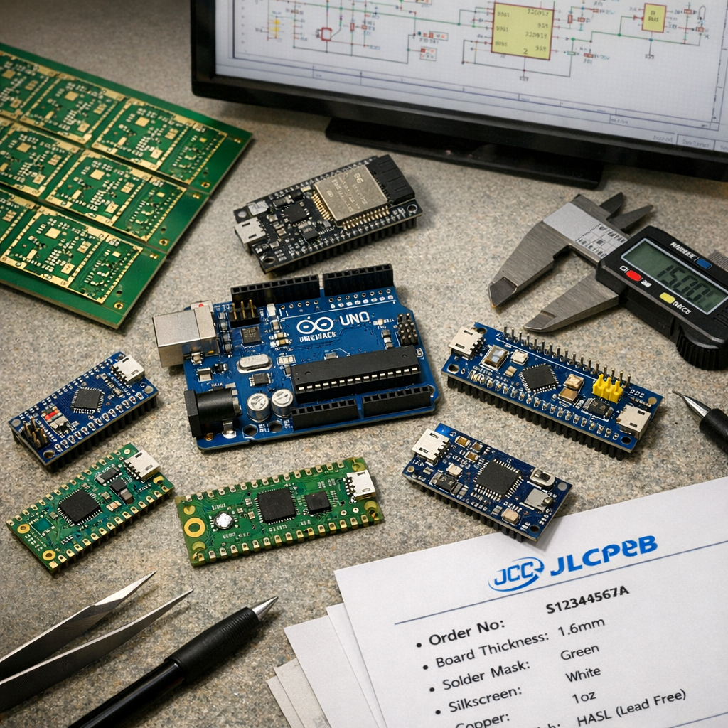 Easyduino 开源 KiCad 开发板工程：把经典板型整理成可打样、可改板的工程包