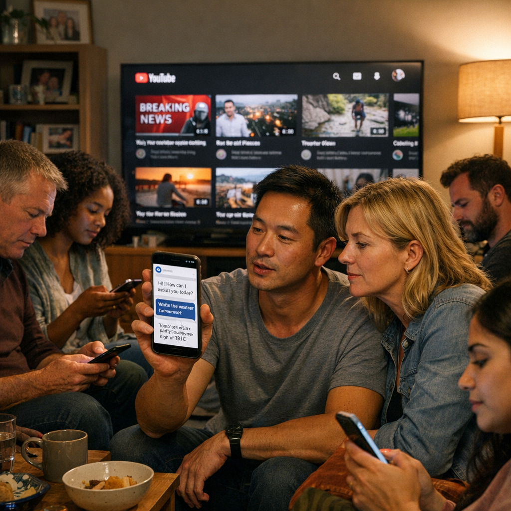 英国人开始“少发、多看、找AI聊天”了：一份报告揭开互联网生活的新拐点