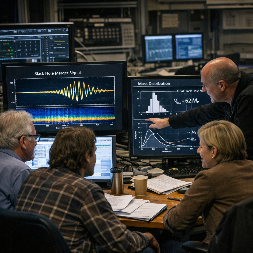 黑洞“称重”称出一段空白：引力波数据正在逼近恒星死亡的真相