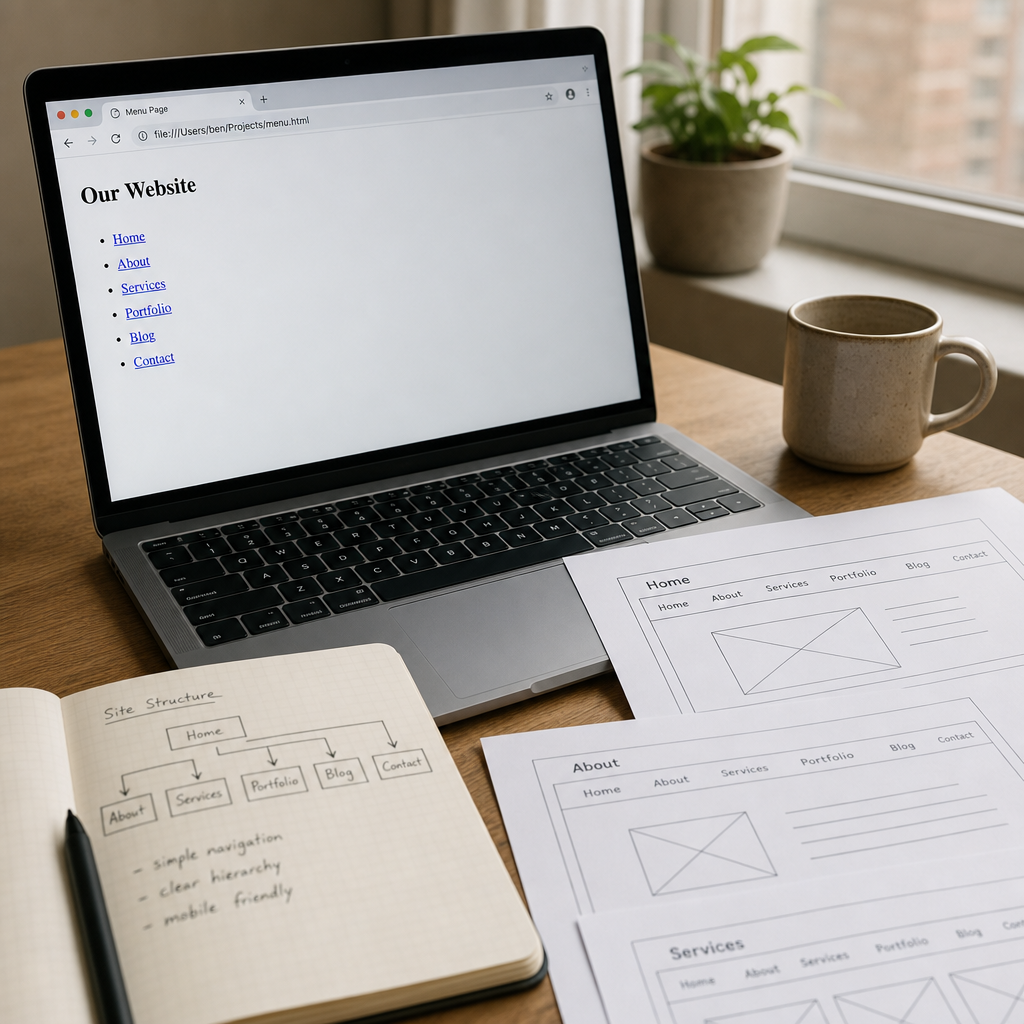 一个博客菜单的提醒：小 HTML 页面能替掉多少站内 JavaScript
