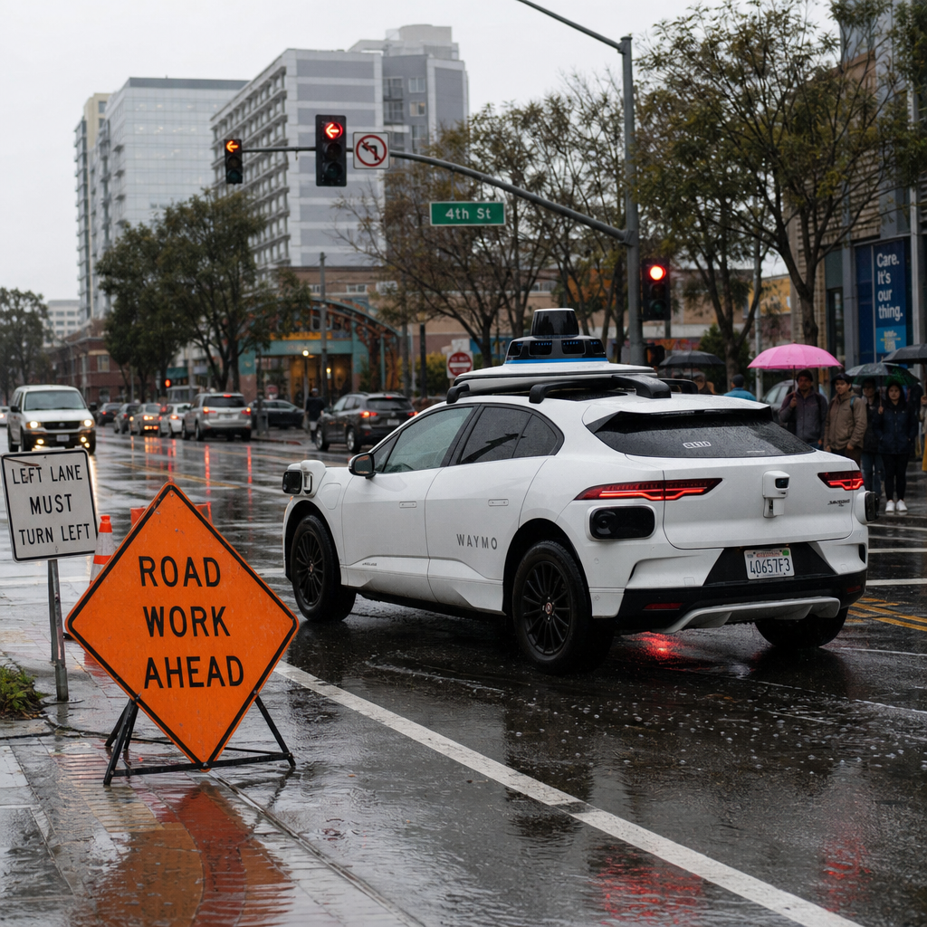 Waymo 召回 3791 辆无人车：看见积水后还往前开，才是问题