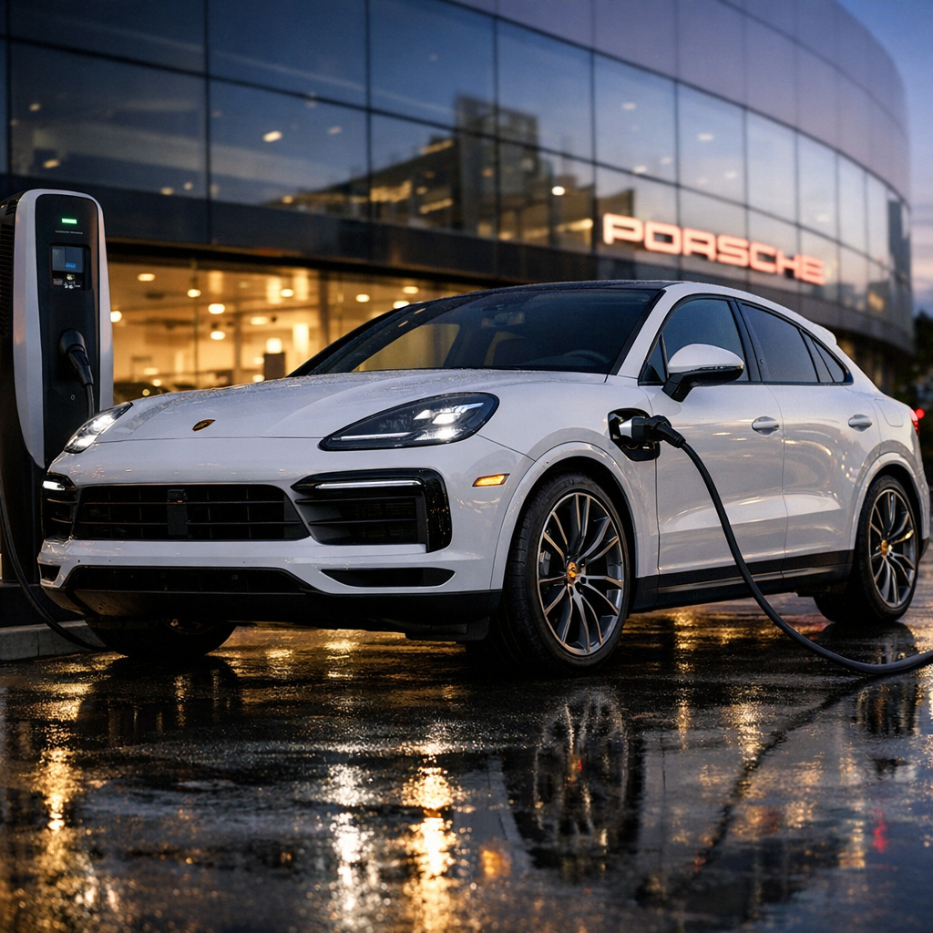 保时捷给 Cayenne 加纯电 Coupe：电动车降温了，利润没有