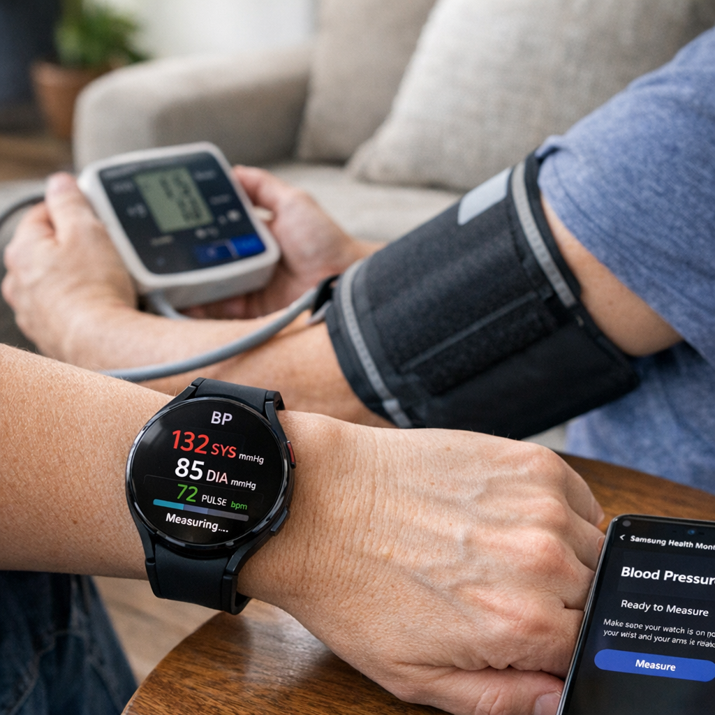 等了6年，三星终于把“手表量血压”带到美国：但它离真正的医疗设备还差一口气