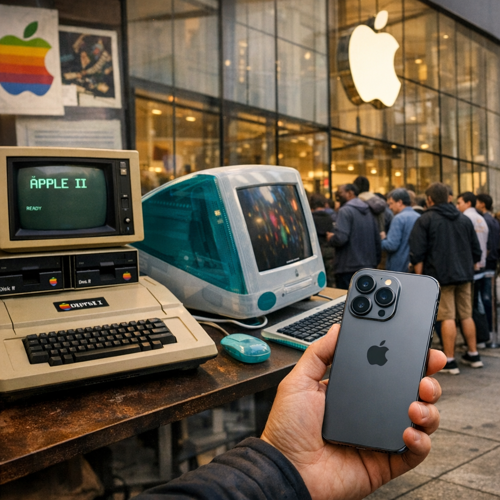 苹果 50 岁：从车库神话到全球信仰，它到底改变了我们什么