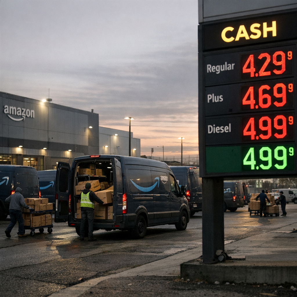 油价一涨，亚马逊先伸手：3.5%燃油附加费背后，中小卖家又成了第一批买单的人