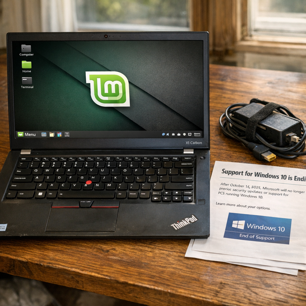 一台本该被淘汰的旧 ThinkPad，被 Linux 救活了：Windows 11 时代的电子垃圾困局