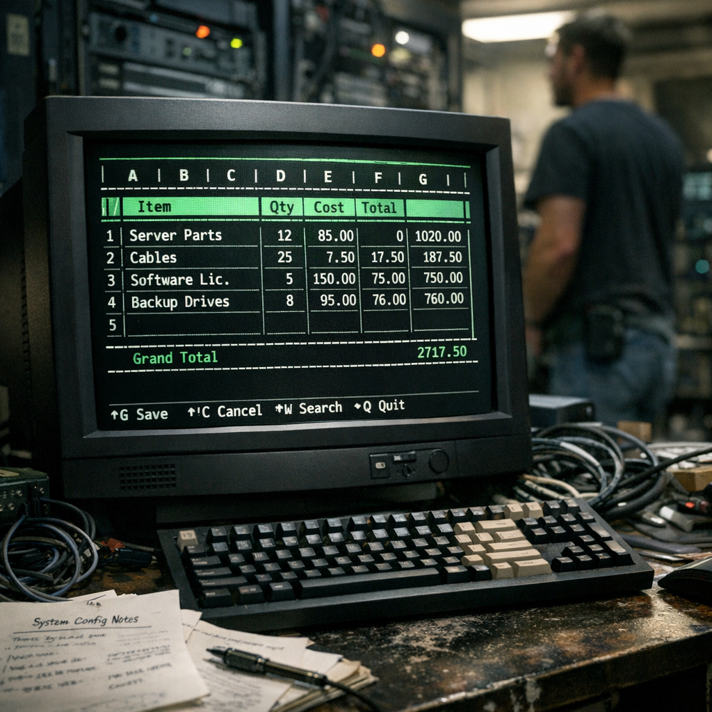 当电子表格回到黑底终端：5.5 万人围观的 sc-im，为什么让极客重新爱上“命令行 Excel”