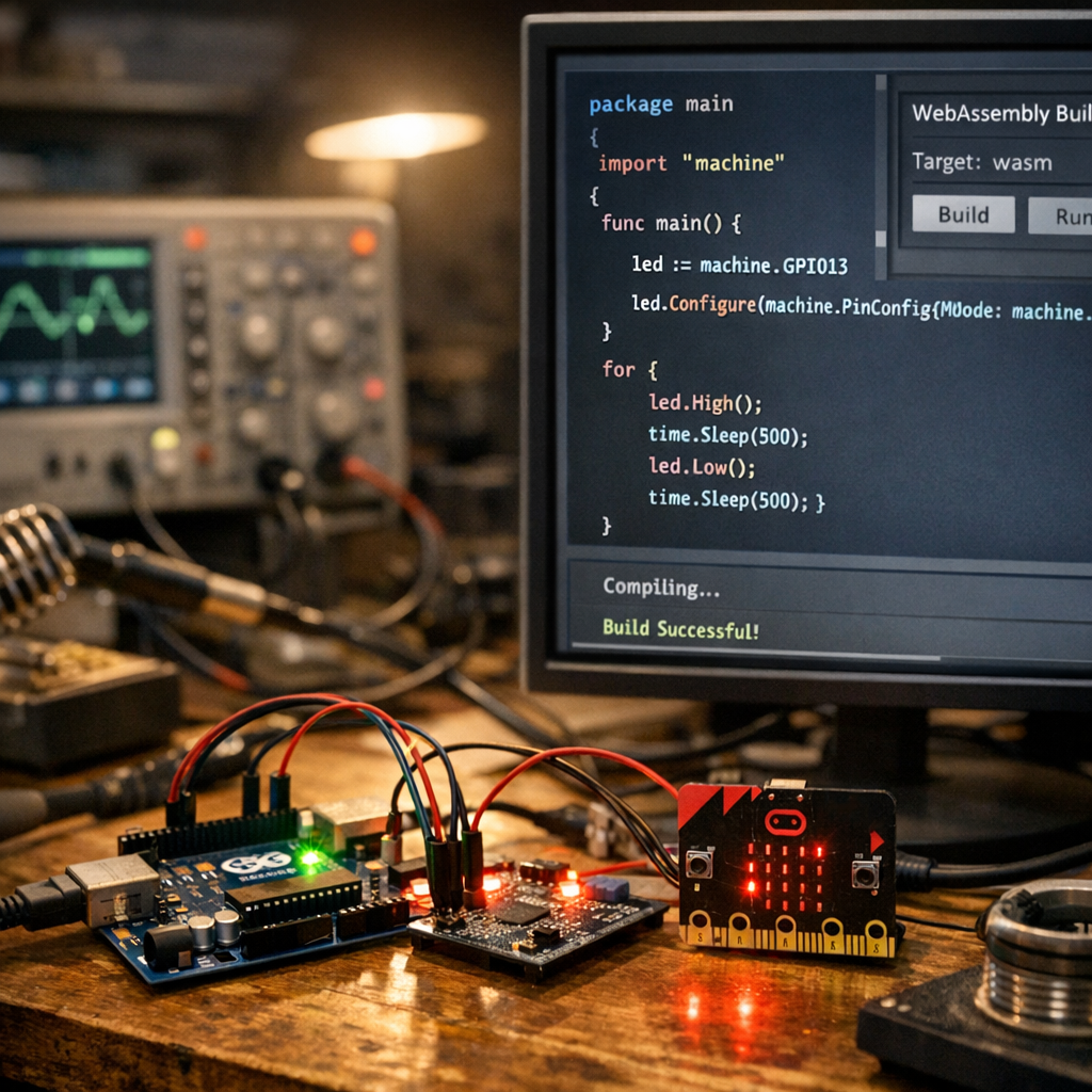 TinyGo 想把 Go 语言塞进“最小的地方”:从单片机到 WebAssembly,一场低调但关键的编译器突围