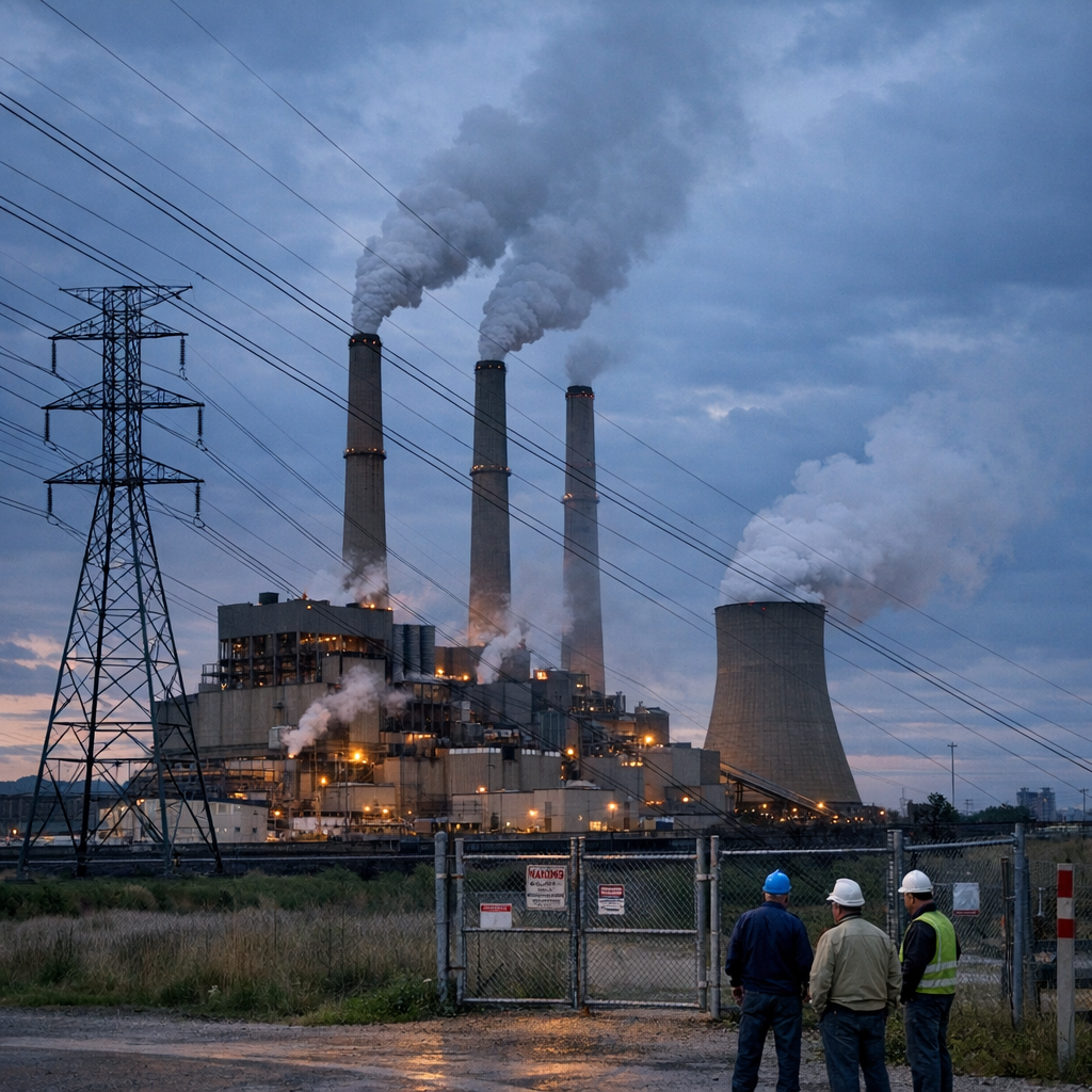 特朗普拿“战时紧急权力”给煤电续命：美国电网正在为一场政治执念买单