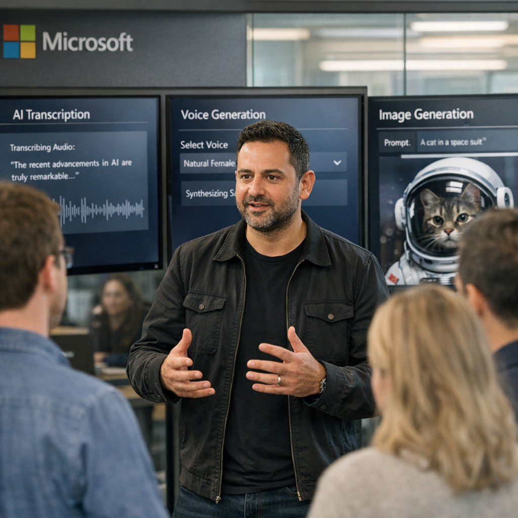 微软不想只当 OpenAI 的房东了：一口气发布三款基础模型，AI 战局开始变味