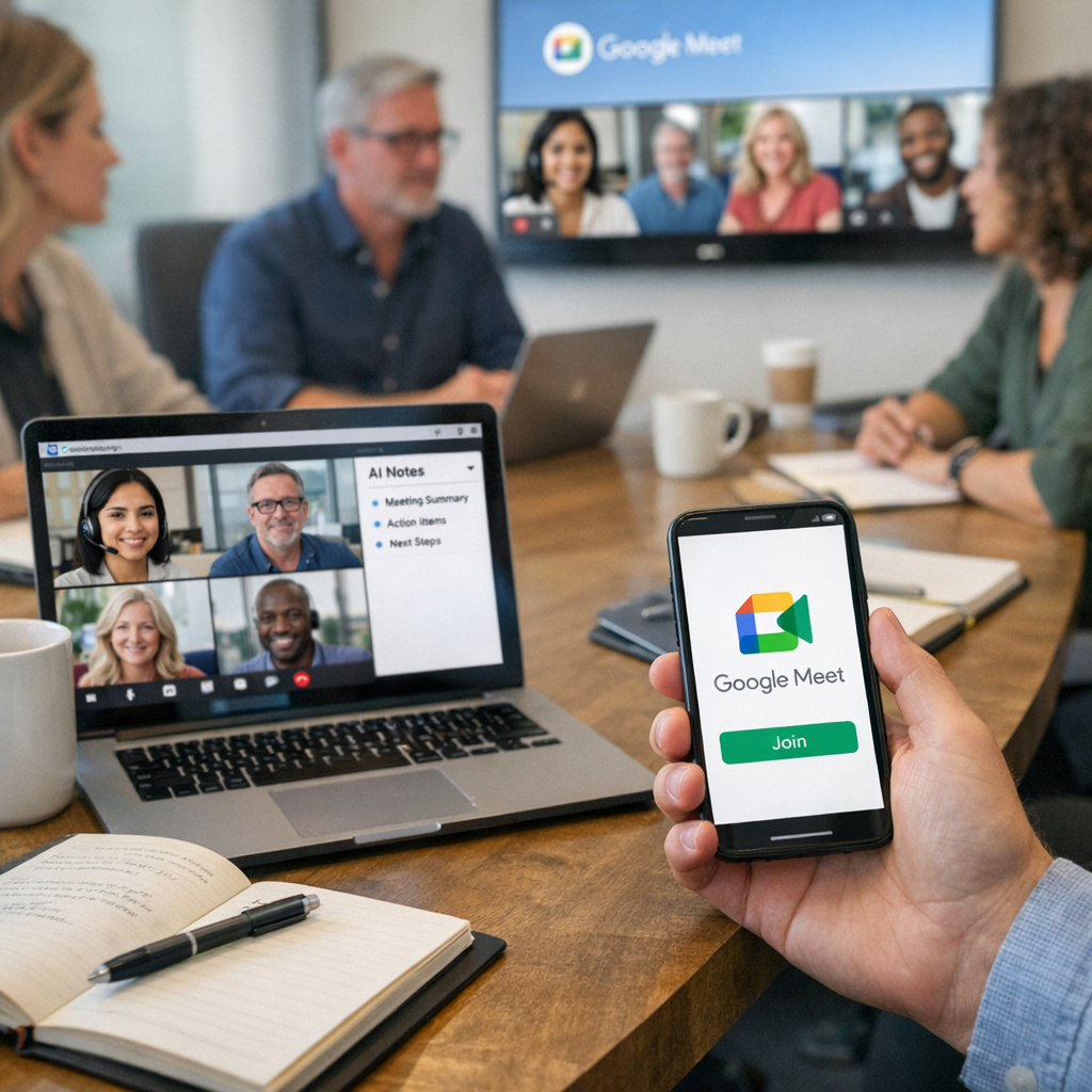 Google 把 Gemini 会议纪要扩到线下、Zoom 和 Teams，抢的是会后记录入口