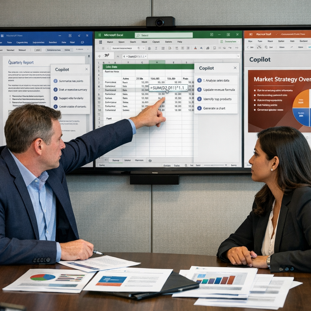 微软把 Office Copilot 推进执行层：Word、Excel、PPT 里开始直接改文件了