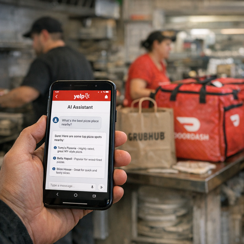 Yelp把AI助手推到App中心：省下搜索步骤，也把交易入口收得更紧
