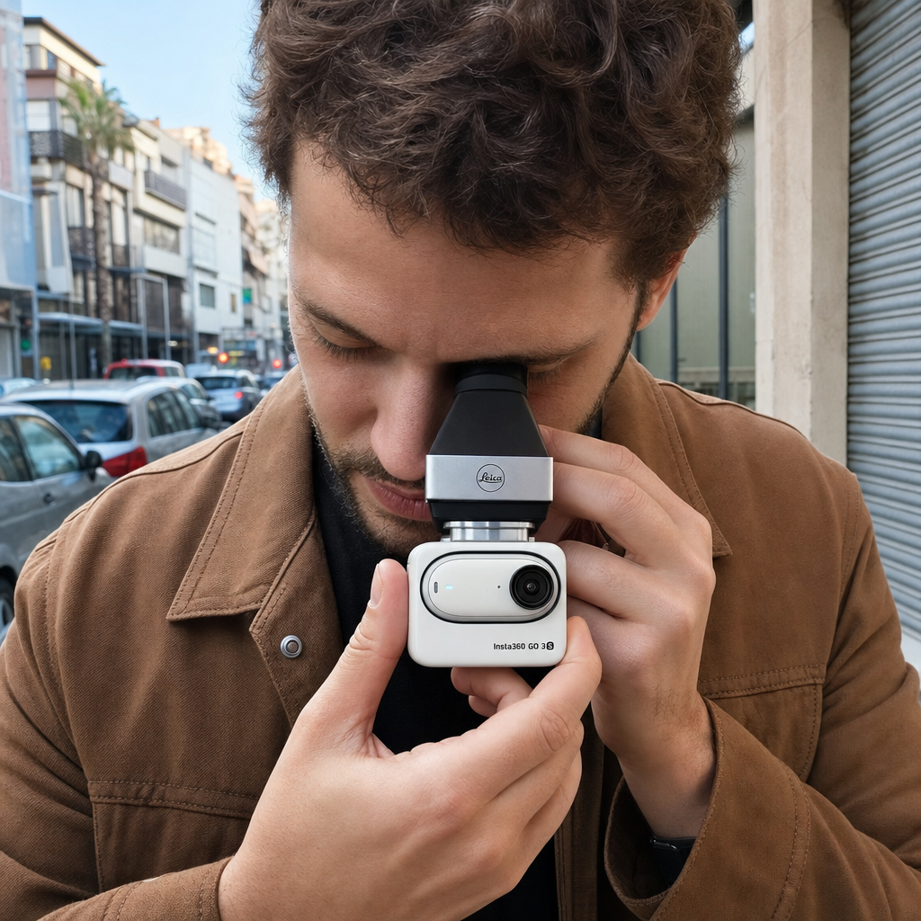 Insta360 给 Go 3S 加复古取景器：299.99 美元套装好玩，但别当 Action Pod 替代品