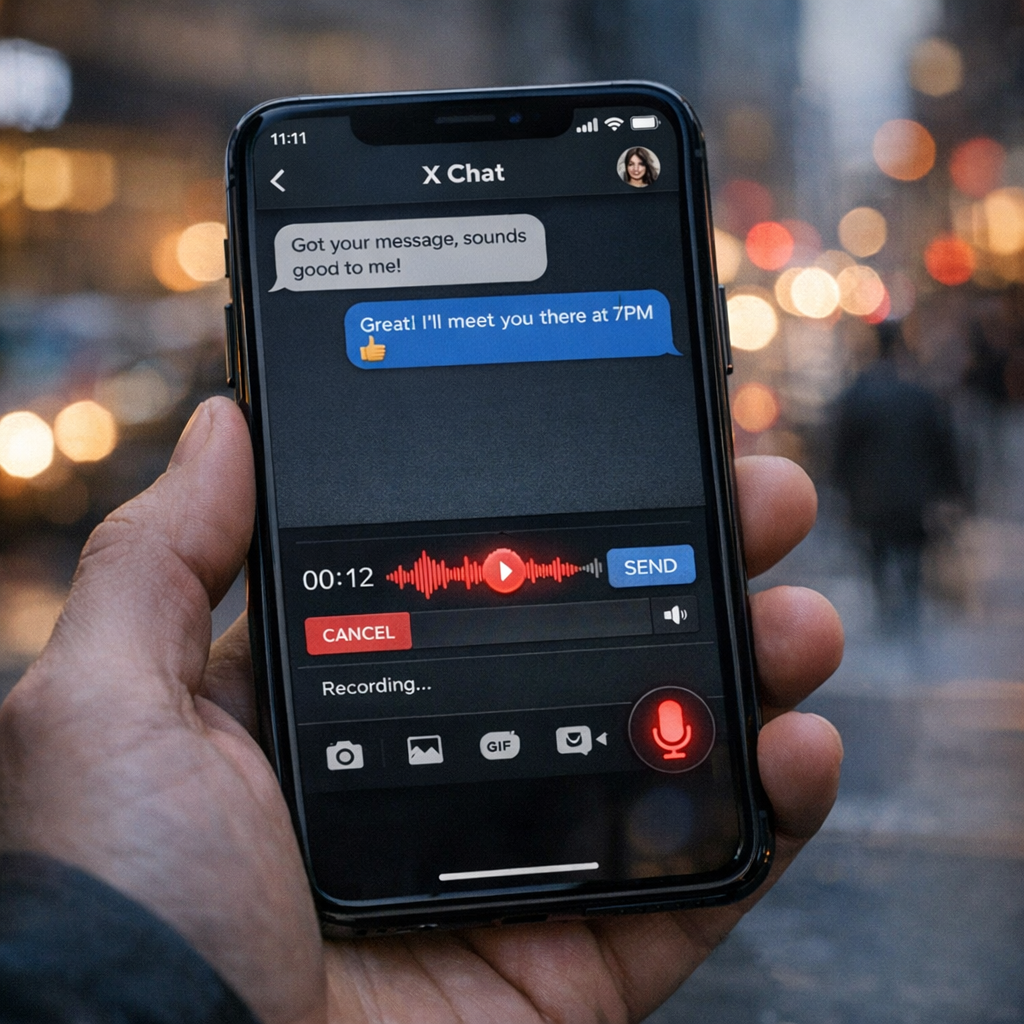 语音消息回来了,但X Chat真正想抢的不是“说话”而是微信和Signal的地盘