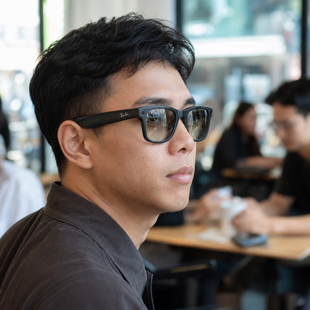 Meta 智能眼镜 App 里，预置了一套可运行的人脸识别链路