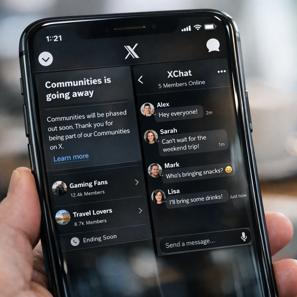 X 将关闭 Communities：低使用高举报的功能退场，公开兴趣社区让位给群聊和 XChat