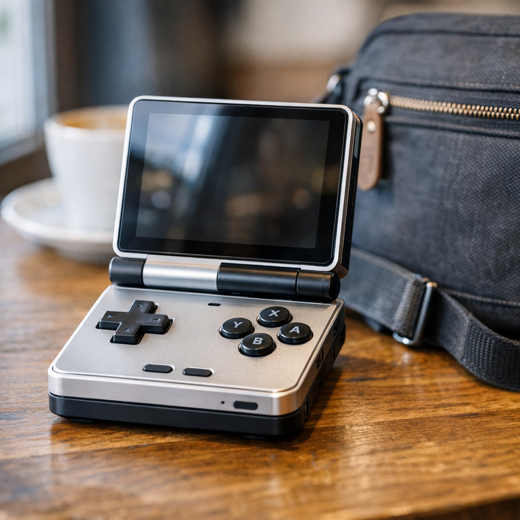 会旋转的掌机回来了：Anbernic把怀旧游戏机做成了口袋里的“变形金刚”