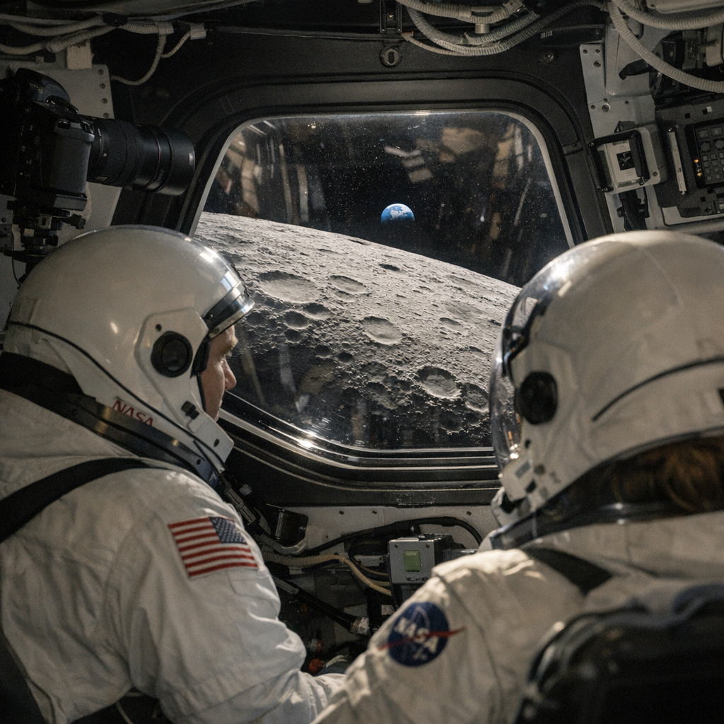 54分钟的宇宙级日全食：阿耳忒弥斯二号带回人类重返月球的第一眼