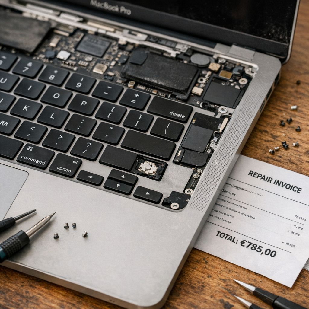 一个方向键坏了，维修却要花五分之一台电脑的钱：MacBook 可维修性的荒诞现实