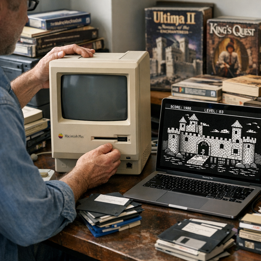 一座 40 年前的黑白城堡，为什么今天还在召唤玩家？《Dark Castle》被重新打开的意义