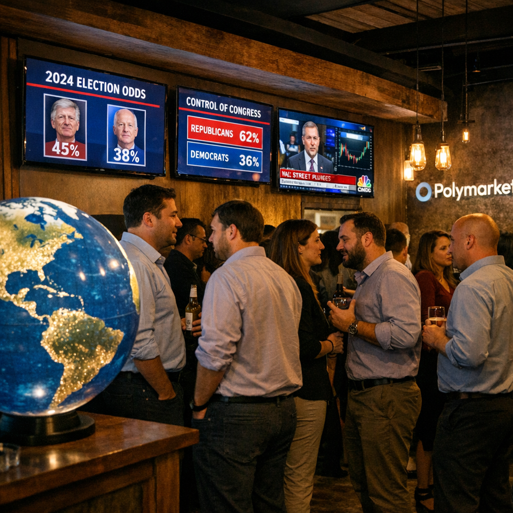 把赌盘搬进酒吧：Polymarket在华盛顿开的，不只是快闪店