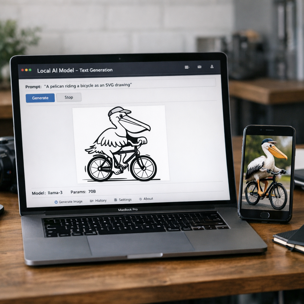 一只鹈鹕暴露了大模型评测的尴尬：Qwen 本地版在图像小题上赢了 Claude Opus