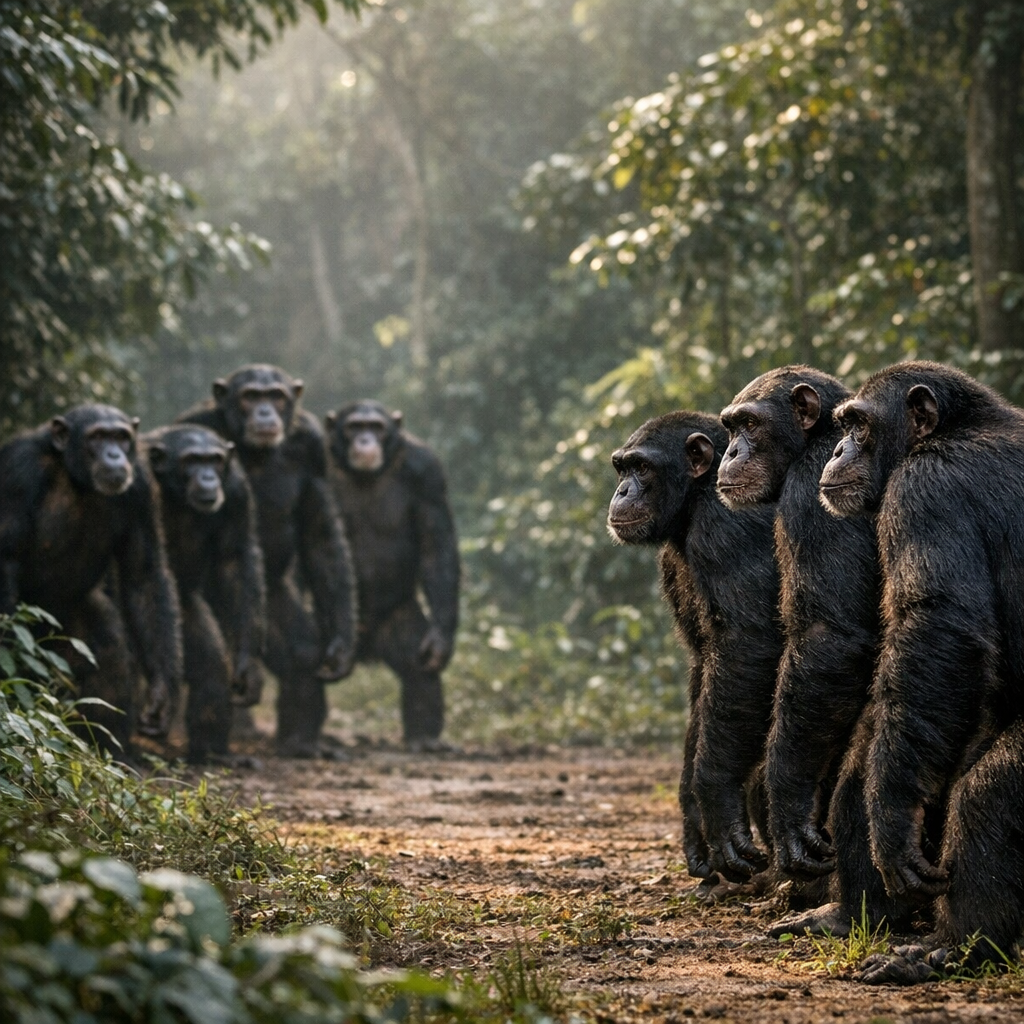 乌干达黑猩猩“分家”后互相残杀：这不是人类战争的翻版，却照见了群体撕裂的底层逻辑