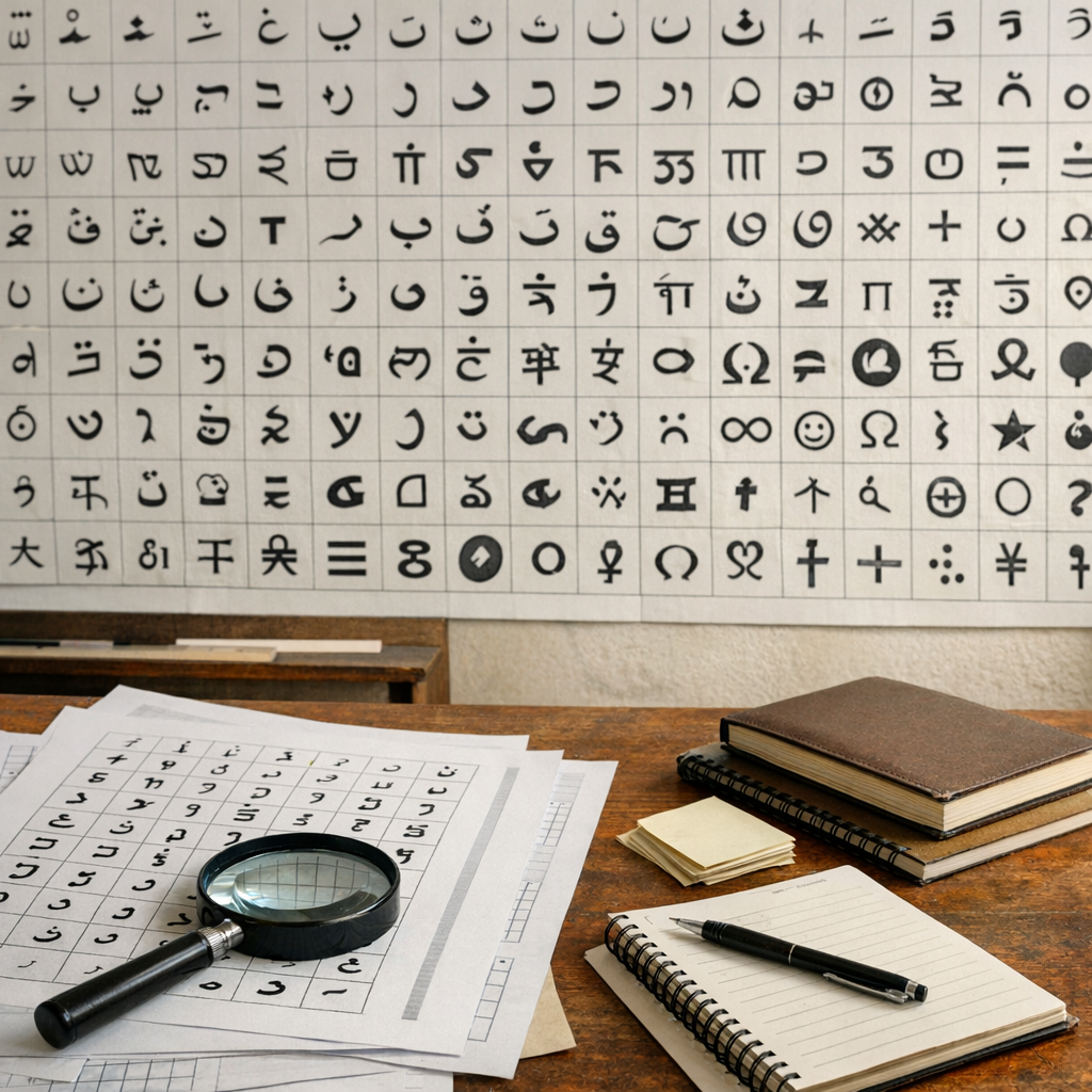 当一个奇怪符号也有“脸谱”:Charcuterie 想把 Unicode 变成可探索的视觉地图