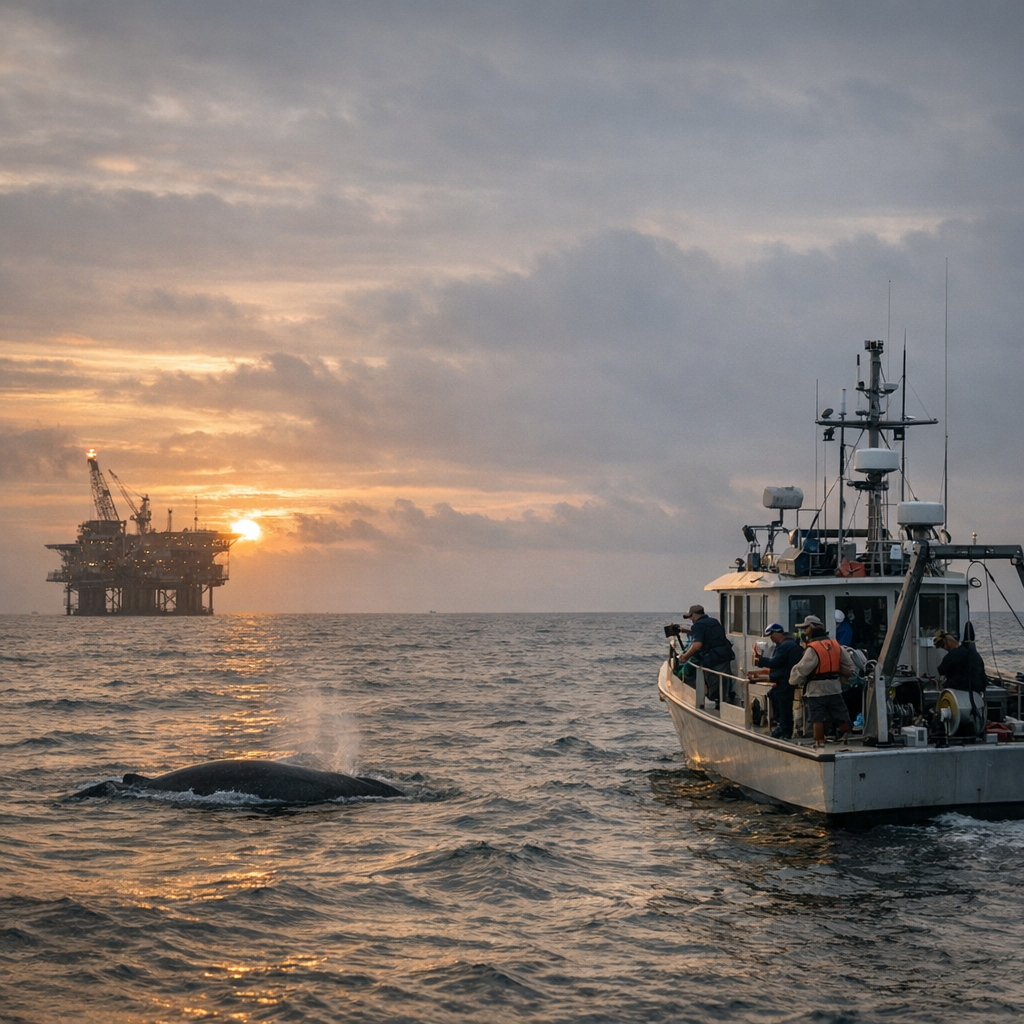 当“国家安全”撞上濒危鲸鱼:美国给墨西哥湾石油业开了一张危险通行证