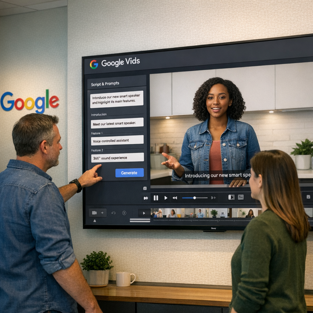 Google把“数字人导演权”交给普通人：一句话，就能让虚拟主播开演了