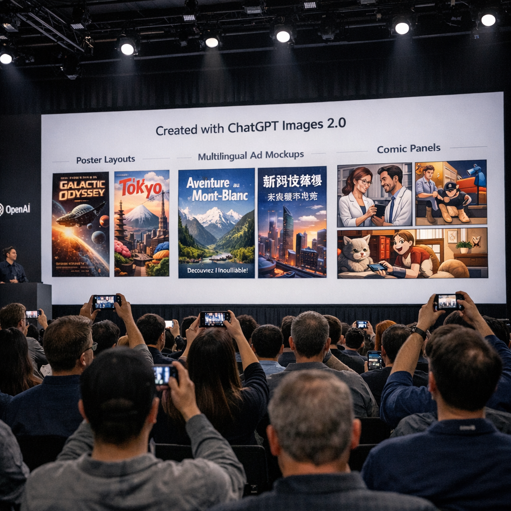 OpenAI 发布 ChatGPT Images 2.0：文生图开始抢设计交付，不只是在拼好看