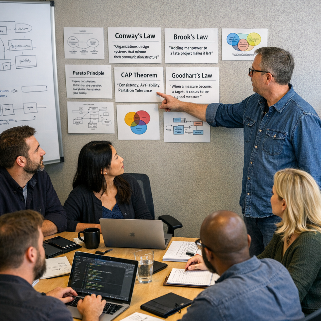 56条“软件工程定律”被做成网站、海报和 API：常识在沉淀，语境也在被删掉