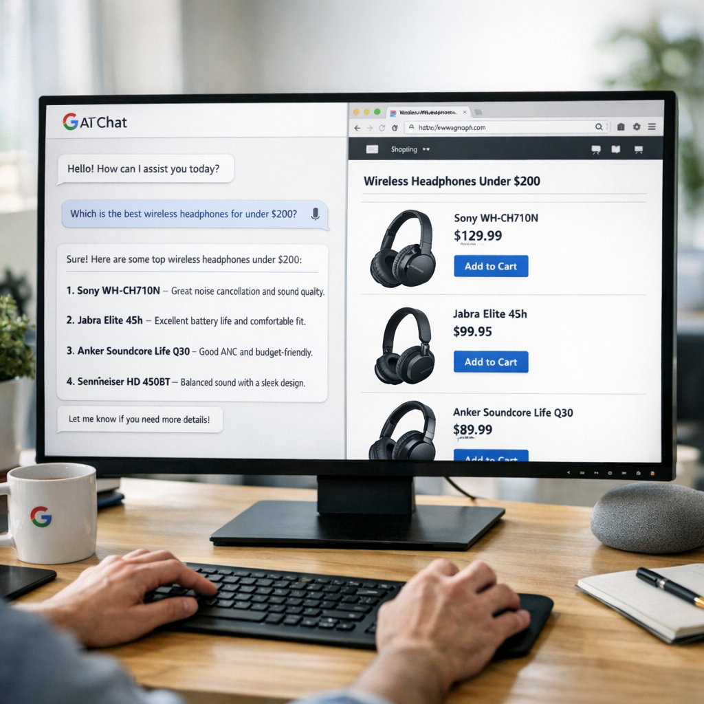 Google把搜索页劈成两半：一边是AI，一边是真实网页，浏览器大战进入“陪读模式”