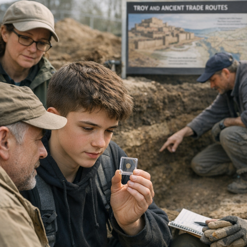 柏林13岁少年捡到“特洛伊硬币”：一枚小铜币，撬开欧亚古代流动史