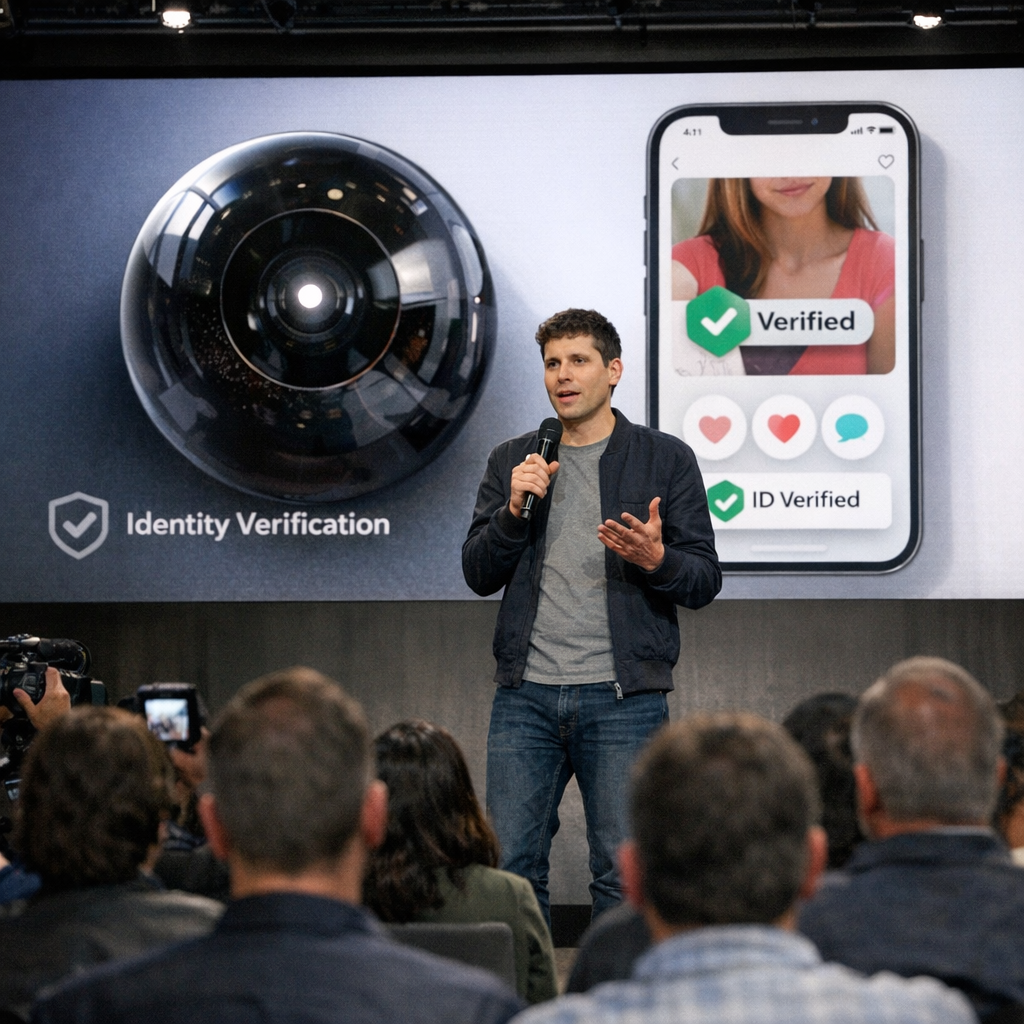 奥特曼把“你是真人”做成生意：World先从Tinder下手，但真正的战场不在交友软件