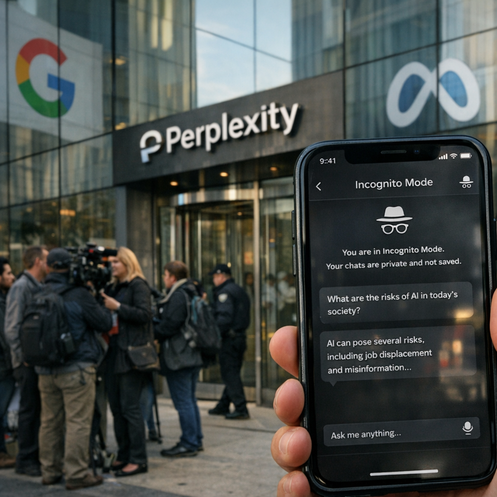 “隐身模式”不隐身？Perplexity被诉把AI聊天记录悄悄喂给谷歌和Meta