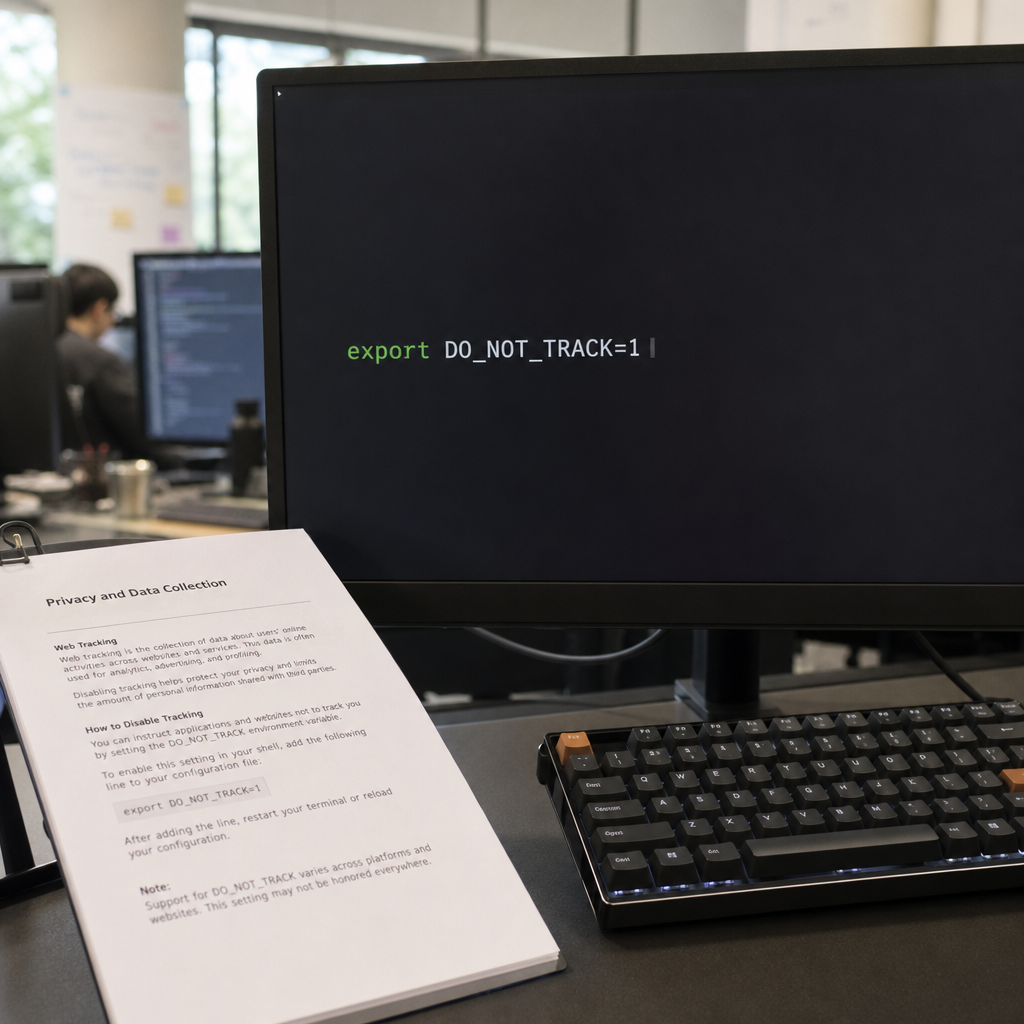 DO_NOT_TRACK=1：开发工具遥测该有一个总开关
