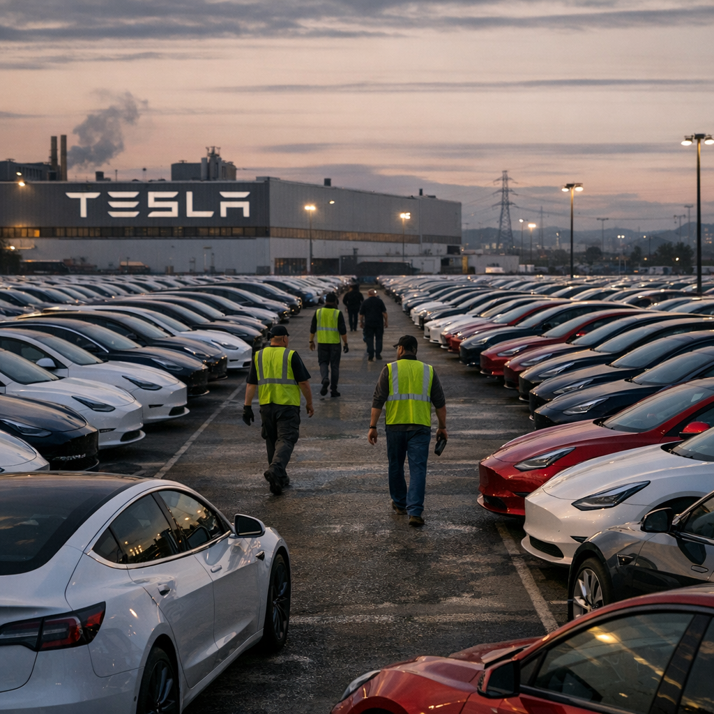 特斯拉一边增长一边积压：卖得更多了，为什么市场反而更紧张？