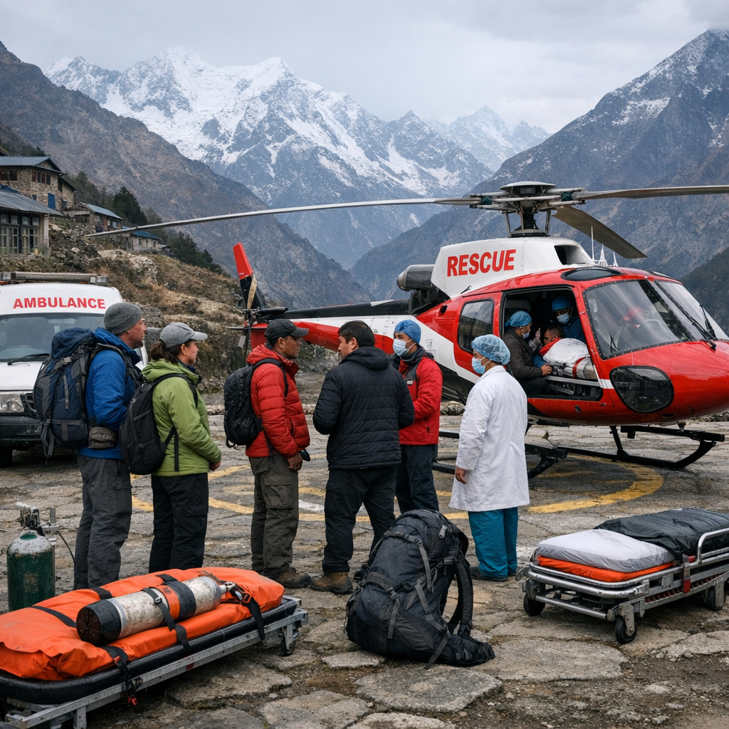 喜马拉雅上空的“假救援”生意：当直升机、医院和保险公司被串成一条灰色流水线
