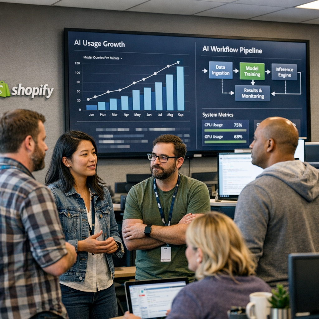 Shopify把AI推到接近全员使用，但真正难的已经不是生成代码